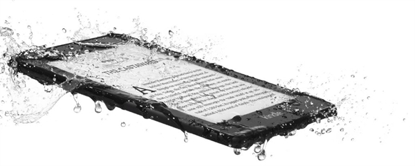 KindleShop Paperwhite 4 - 2018 ebogslæser eBook reader IPX8 vandsplask water spray waterproof